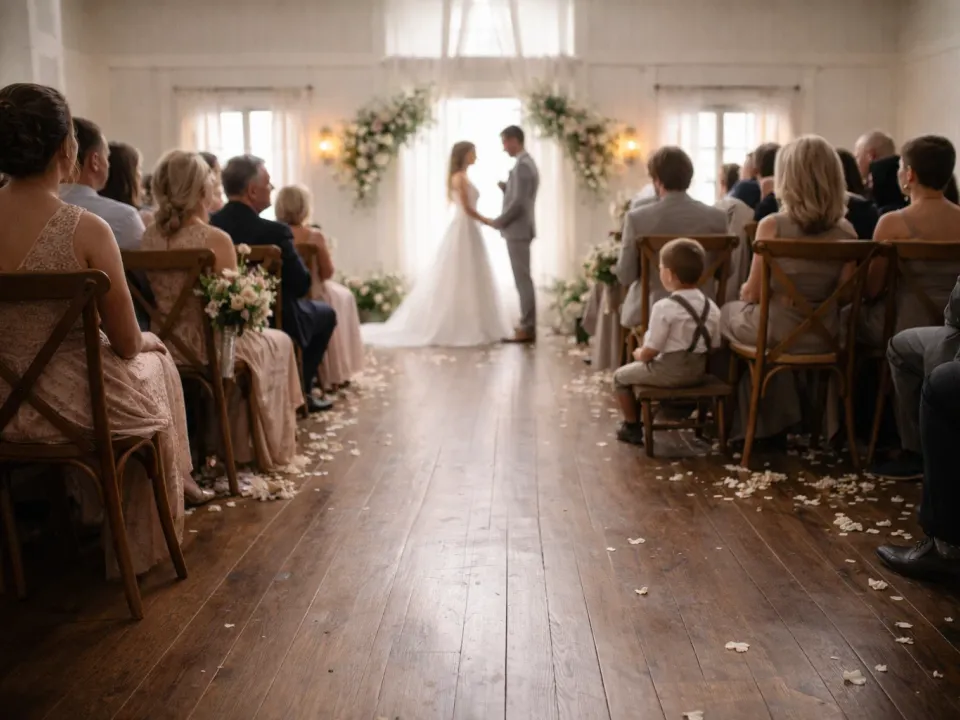 When Attention Shifts: Kids in Formal Wedding Situations