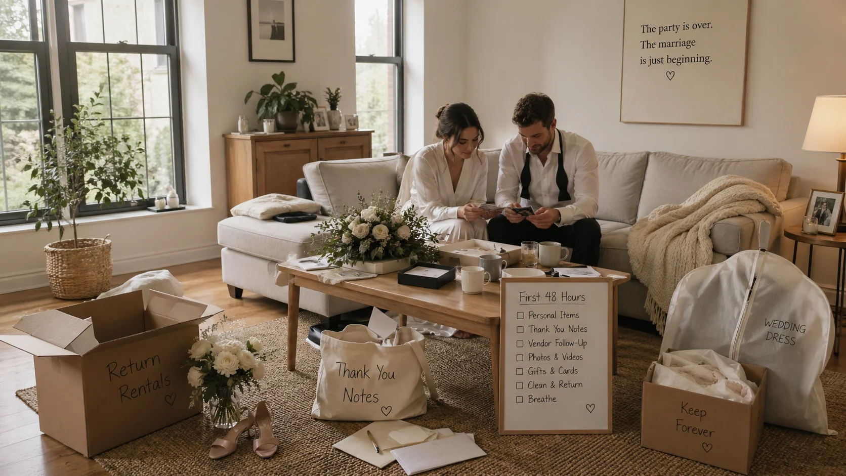 After-the-Wedding Checklist: What Needs Attention in the First 48 Hours